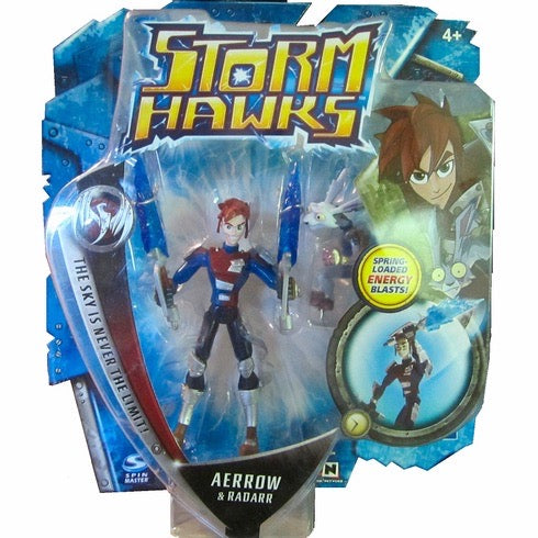 Spin Master Storm Hawks Aerrow and Radarr Action Figure