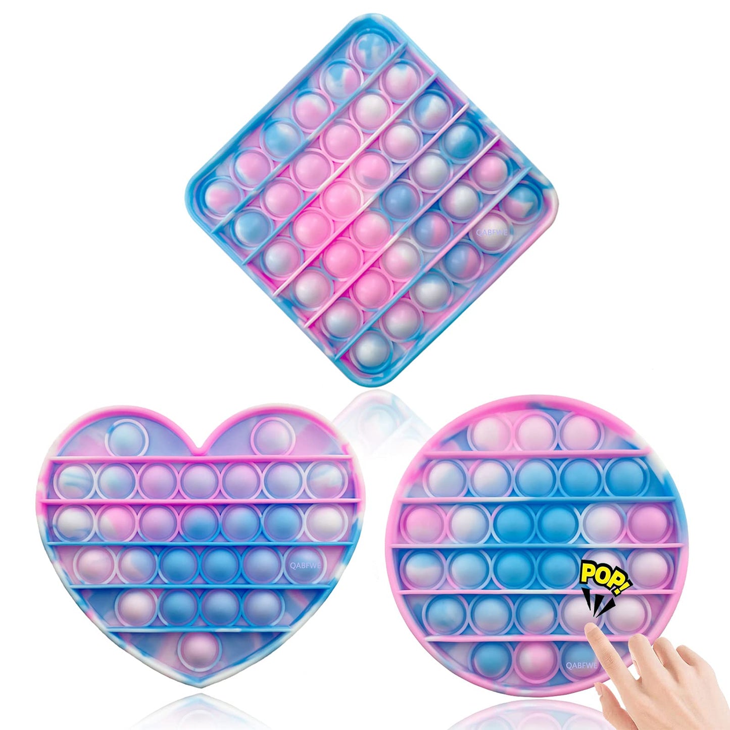 Fidget Sensory Pop Bubble Fidget Push Toy (Random Pattern & Color)