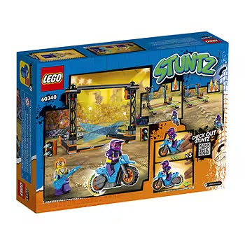 LEGO 60340 City Stuntz The Blade Stunt Challenge Set with Flywheel-Powered Toy Motorbike and 2 Racer Minifigures