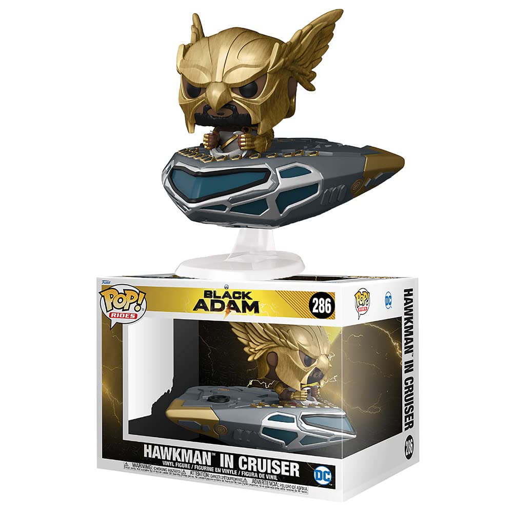 Funko Pop Black Adam 286 Hawkman in Cruiser