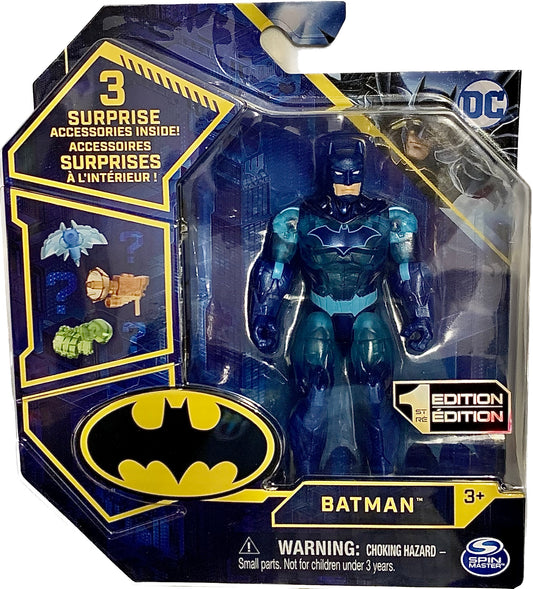 DC Comics Batman 4" Action Figure Translucent Blue “Rare”