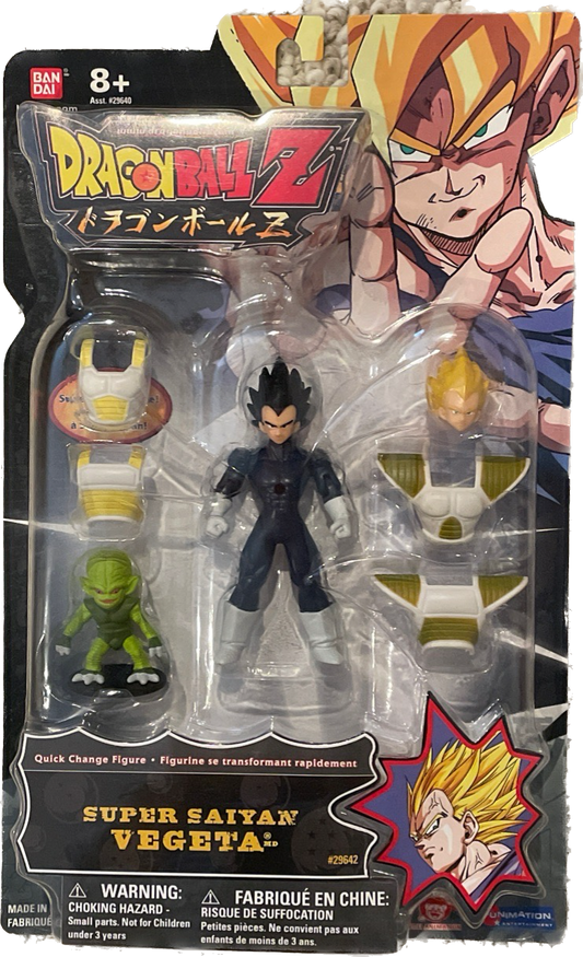 Dragon Ball Z Quick Change Figure Super Saiyan Vegeta  Set