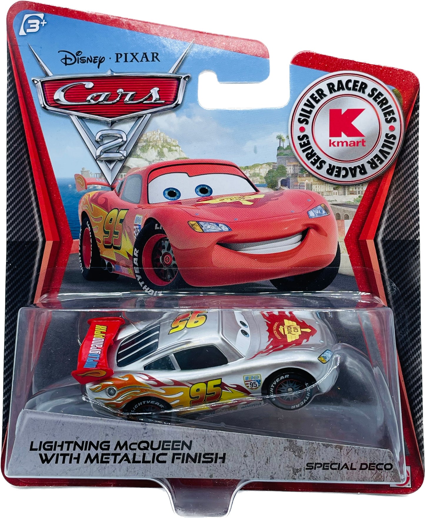 Disney/Pixar Cars 2 Single Pack Kmart Exclusive Lightning McQueen With Metallic Finish