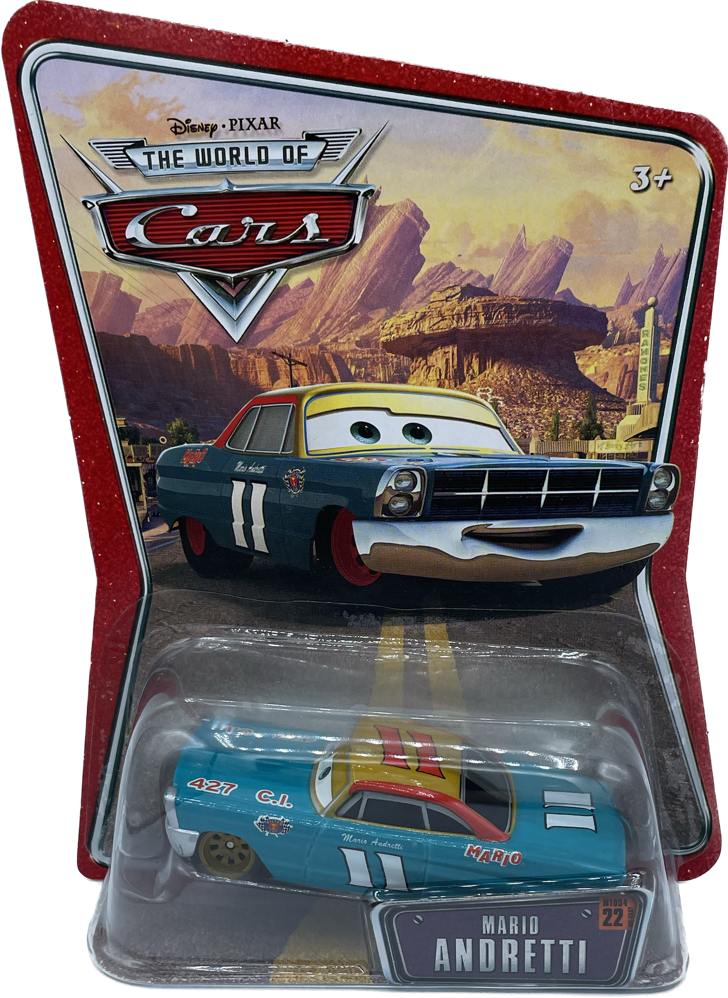 Disney /Pixar The World Of Cars Mario Andretti 22 Diecast Car