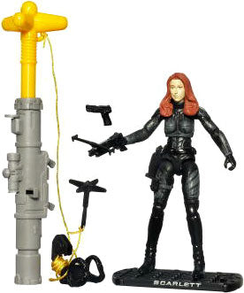 G.I. Joe The Rise of Cobra. Shana "Scarlett" Hara Desert Ambush Action Figure