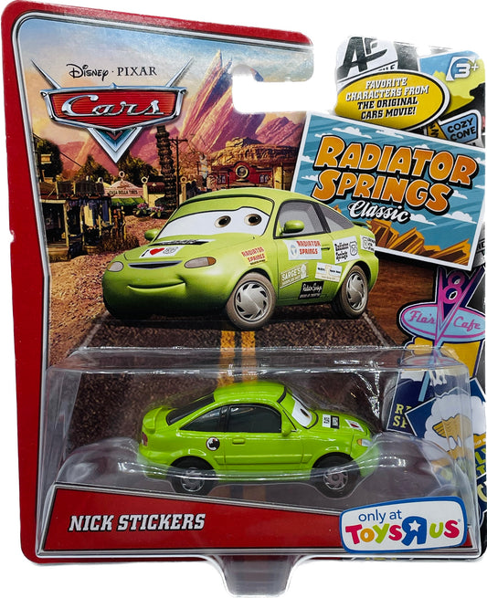 Disney/Pixar Cars Radiator Springs Classic ToysRus Exclusive Single Pack Nick Stickers