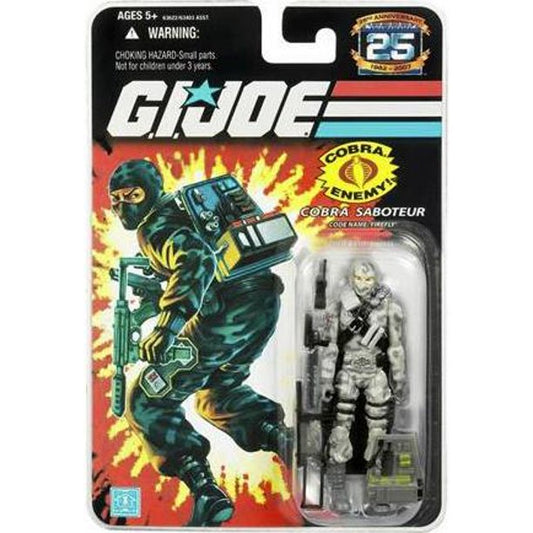 G.I. Joe 25th Anniversary: Firefly (Cobra Saboteur) 3.75” Action Figure