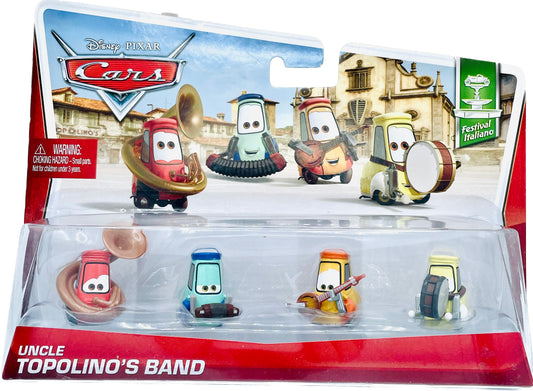 Disney/Pixar Cars Movie Moments 4 Pack Uncle Topolinos Band