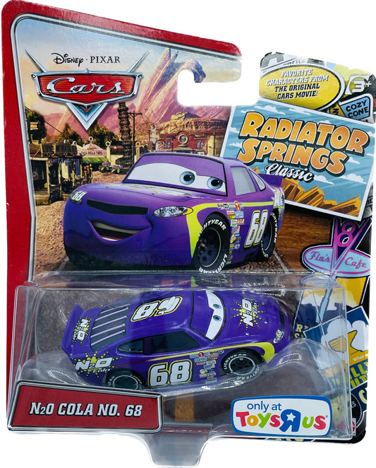 Disney/Pixar Cars Radiator Springs Classic ToysRus Exclusive Single Pack N2o Cola No.68