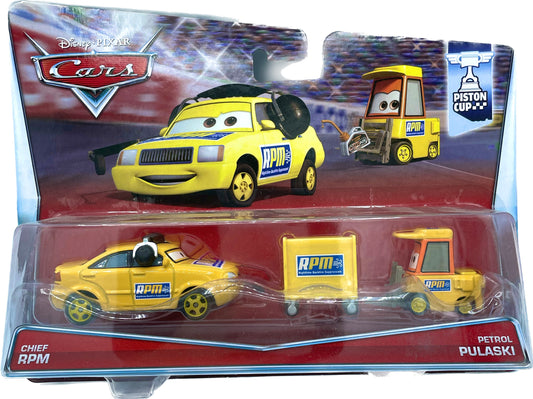 Disney/Pixar Cars Movie Moments 2 Pack Chief RPM & Petrol Paulaski