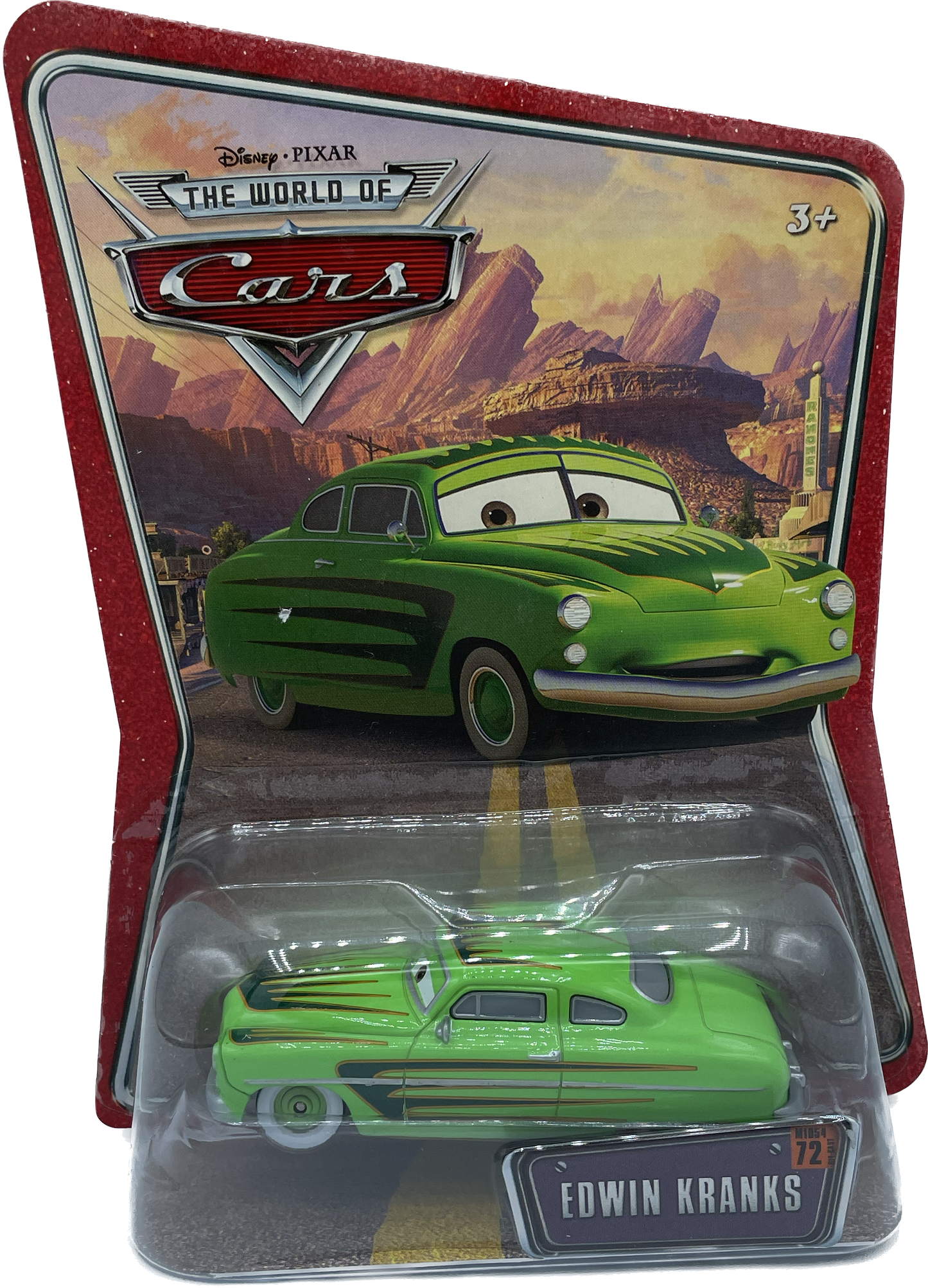 Disney /Pixar The World Of Cars Edwin Kranks 72 Diecast Car