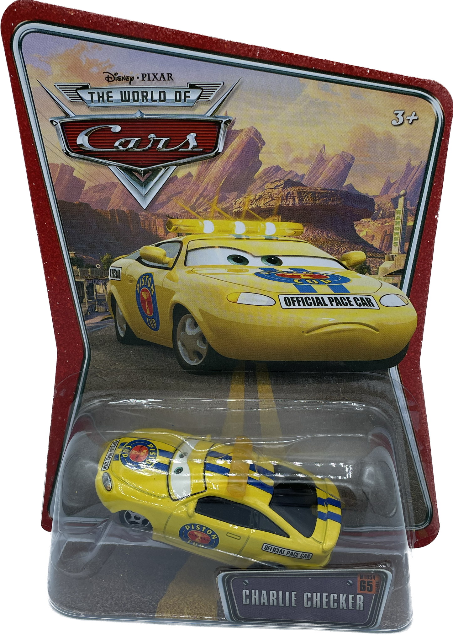 Disney /Pixar The World Of Cars Charlie Checker 65 Diecast Car
