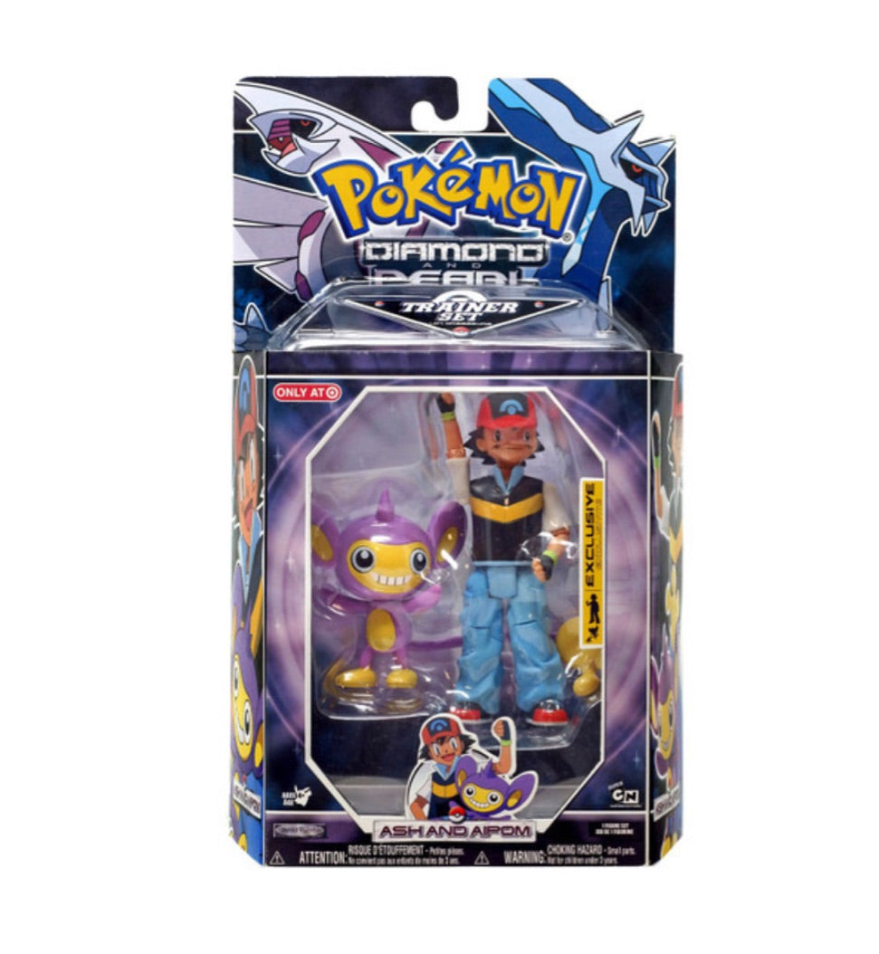 Pokemon Diamond and Pearl Trainer Set Ashand Aipom