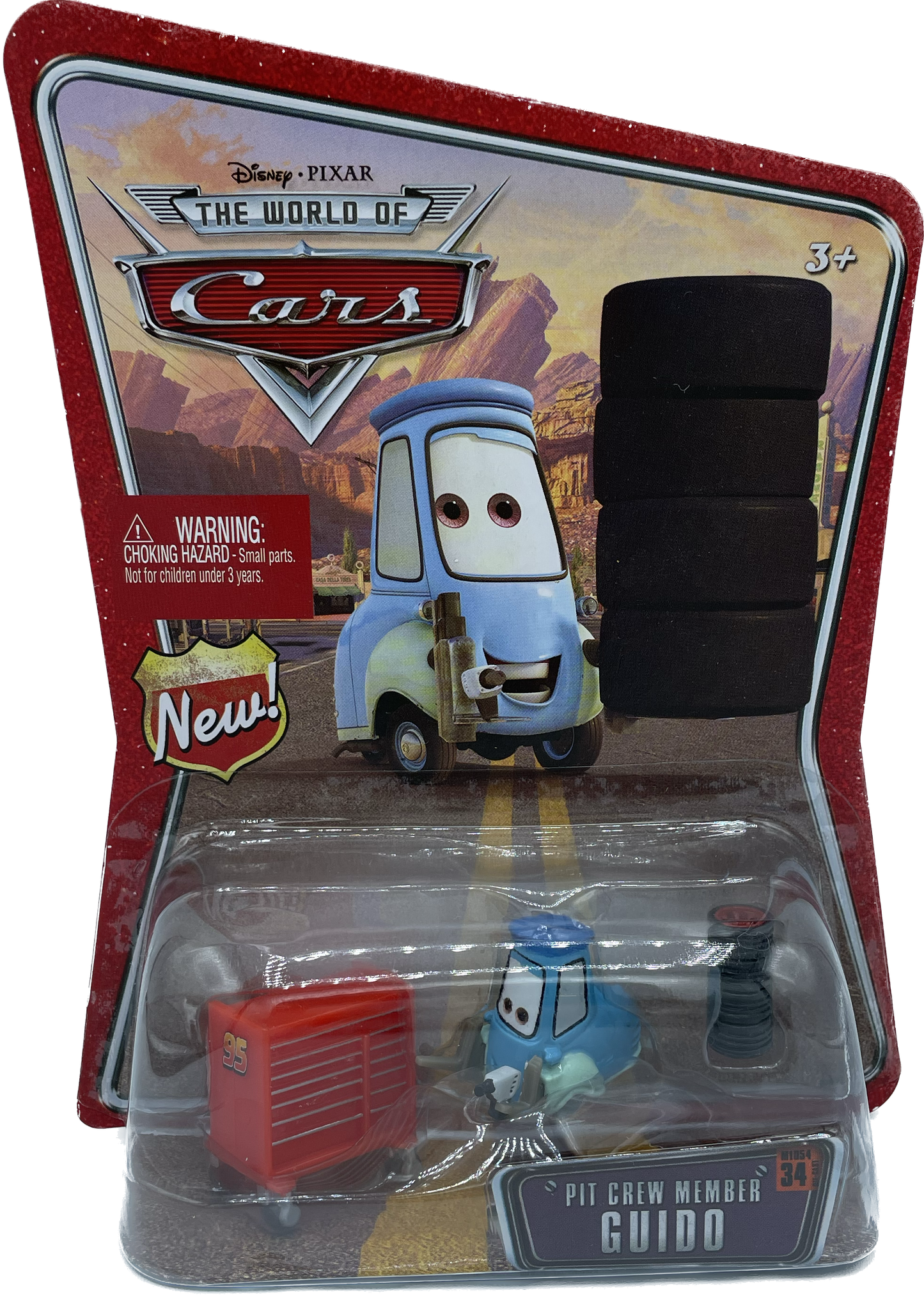 Disney /Pixar The World Of Cars Pit Crew Member Guido 34 Diecast Car