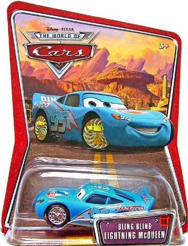 Disney /Pixar The World Of Cars Bling Bling Lightning McQueen 08 Diecast Car