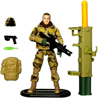 G.I. Joe The Rise of Cobra. Conrad "Duke" Hauser. desert ambush Action Figure