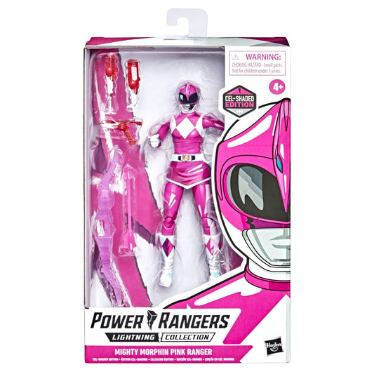 Power Rangers Lightning Collection Mighty Morphin Pink Ranger Cel-Shaded Edition Action Figure