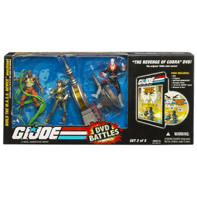 G.I. Joe 25th Anniversary DVD Battles Revenge of Cobra Action Figure Set 2 of 5
