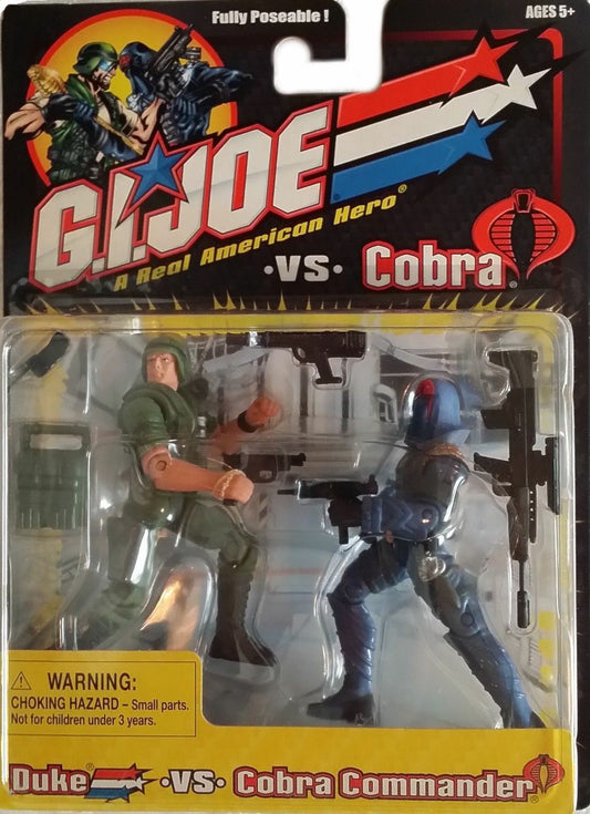 G.I. JOE vs Cobra 4" DUKE vs COBRA COMMANDER