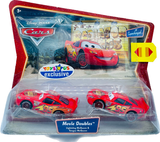 Disney/Pixar Cars Movie Moments Toysrus Exclusive 2 Pack Lightning McQueen & Tongue McQueen
