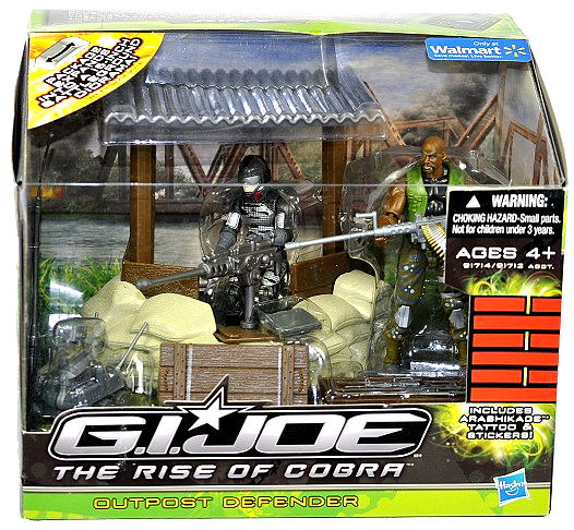 G.I. Joe Rise of Cobra Outpost Defender Exclusive Roadblock & Tripwire Action Figure