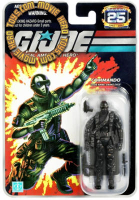 G.I. Joe 25th Anniversary Commando Snake Eyes