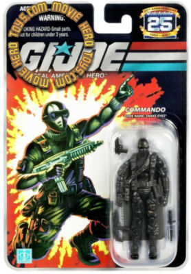 G.I. Joe 25th Anniversary Commando Snake Eyes