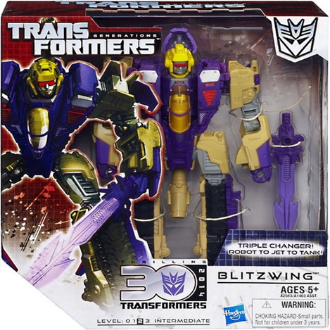 Transformers Generations 30th Anniversary Blitzwing Voyager Action Figure