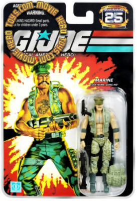 G.I. Joe 25th Anniversary Gung-Ho Marine 3.75 inch Action Figure