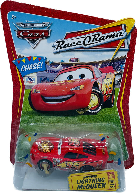 Disney/Pixar Cars Race-O-Rama Single Pack Impound Lightning McQueen "CHASE" #73