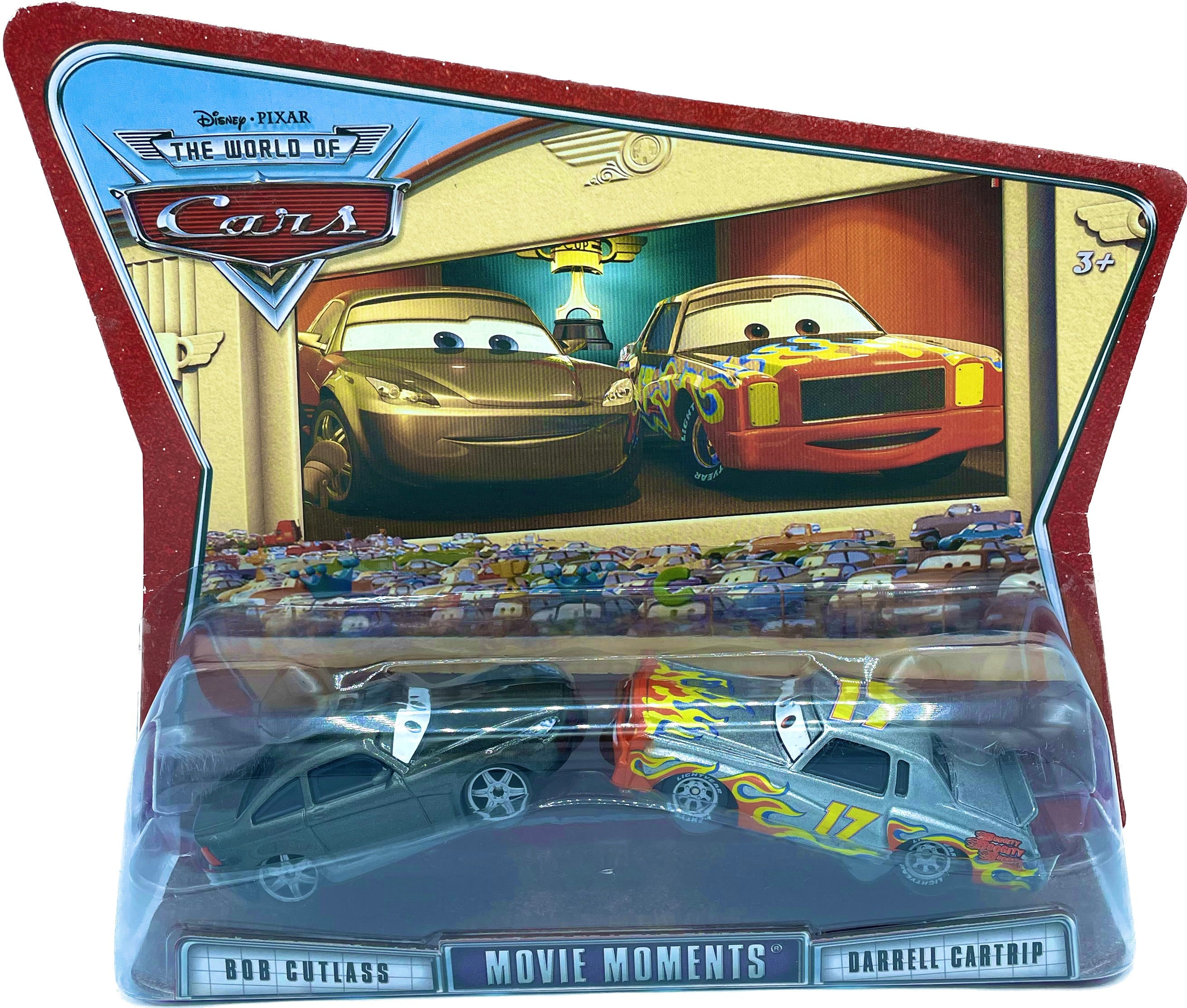 Disney Pixar The World of Car Movie Moments 2 Pack Bob Cutlass