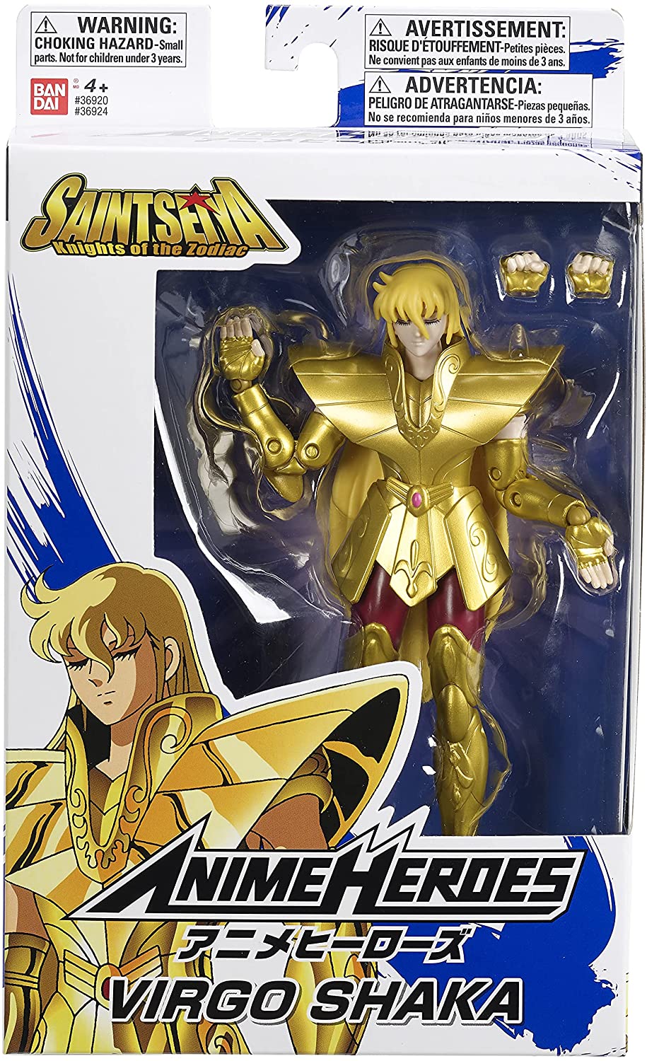 Anime Heroes Knights of the Zodiac Virgo Shaka 6.5inch Action Figure