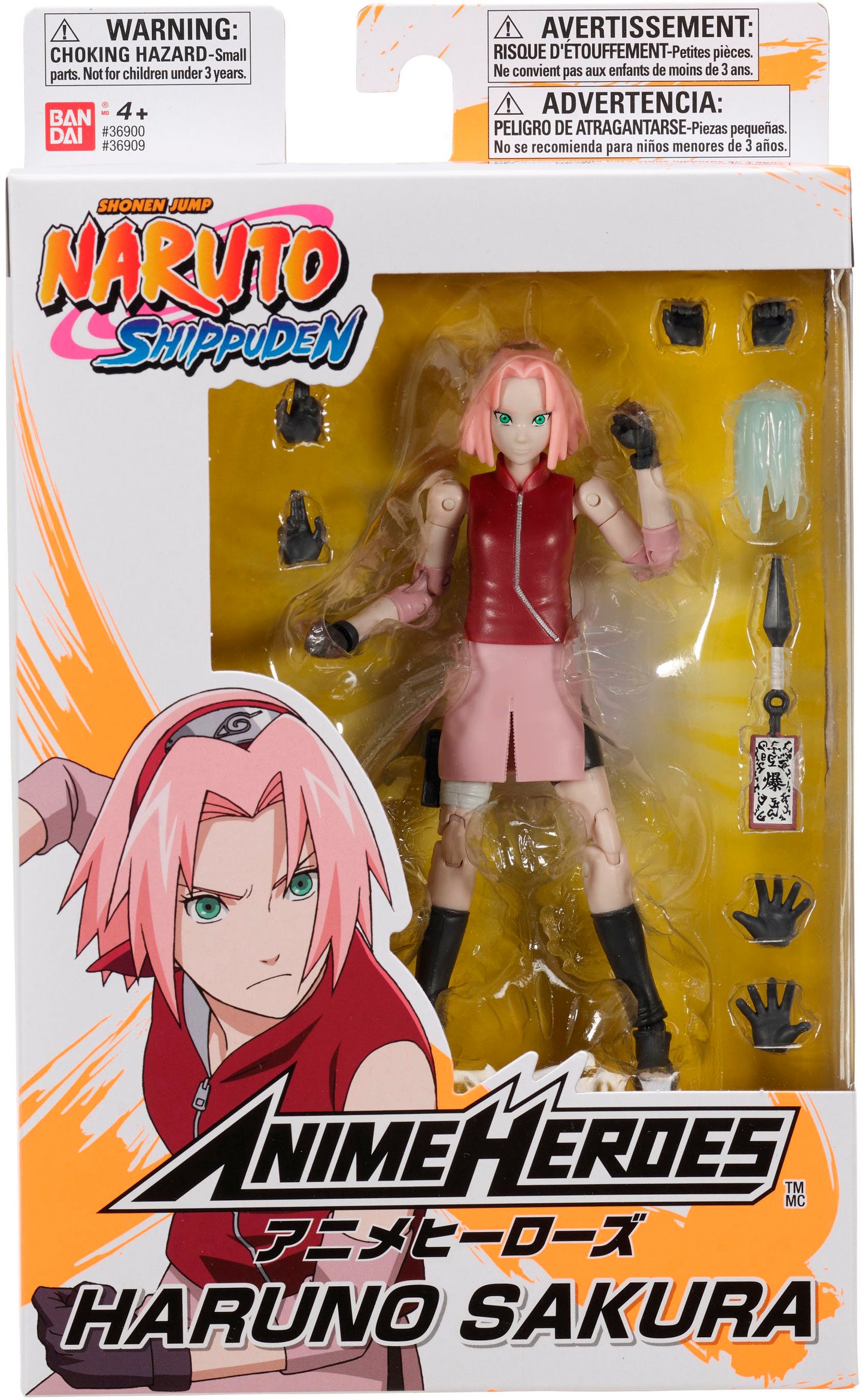 Anime Heroes Naruto Shippuden Haruno Sakura Anime Heroes 6.5-in Action Figure