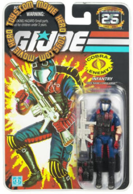 G.I. Joe 25th Anniversary Cobra Viper Infantry 3.75 Inch Action Figure