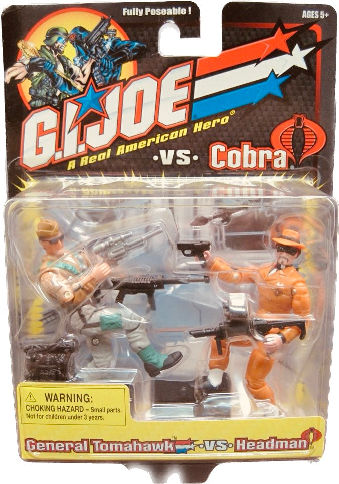 G.I.Joe General Tomahawk VS Hedman Action Figure 2-Pack