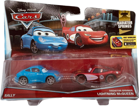 Disney/Pixar Cars Movie Moments 2 Pack Sally & Radiator Springs Lightning McQueen