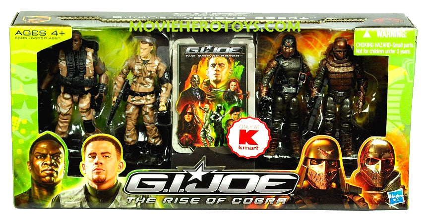 G.I. Joe The Rise of Cobra G.I. Joe vs. Cobra Kmart Exclusive Action Figure 4-Pack
