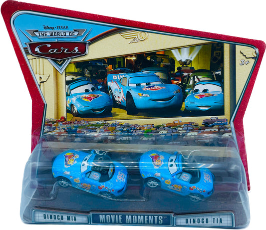 Disney/Pixar World of Cars Movie Moments 2 Pack Dinoco Mia & Dinoco Tia
