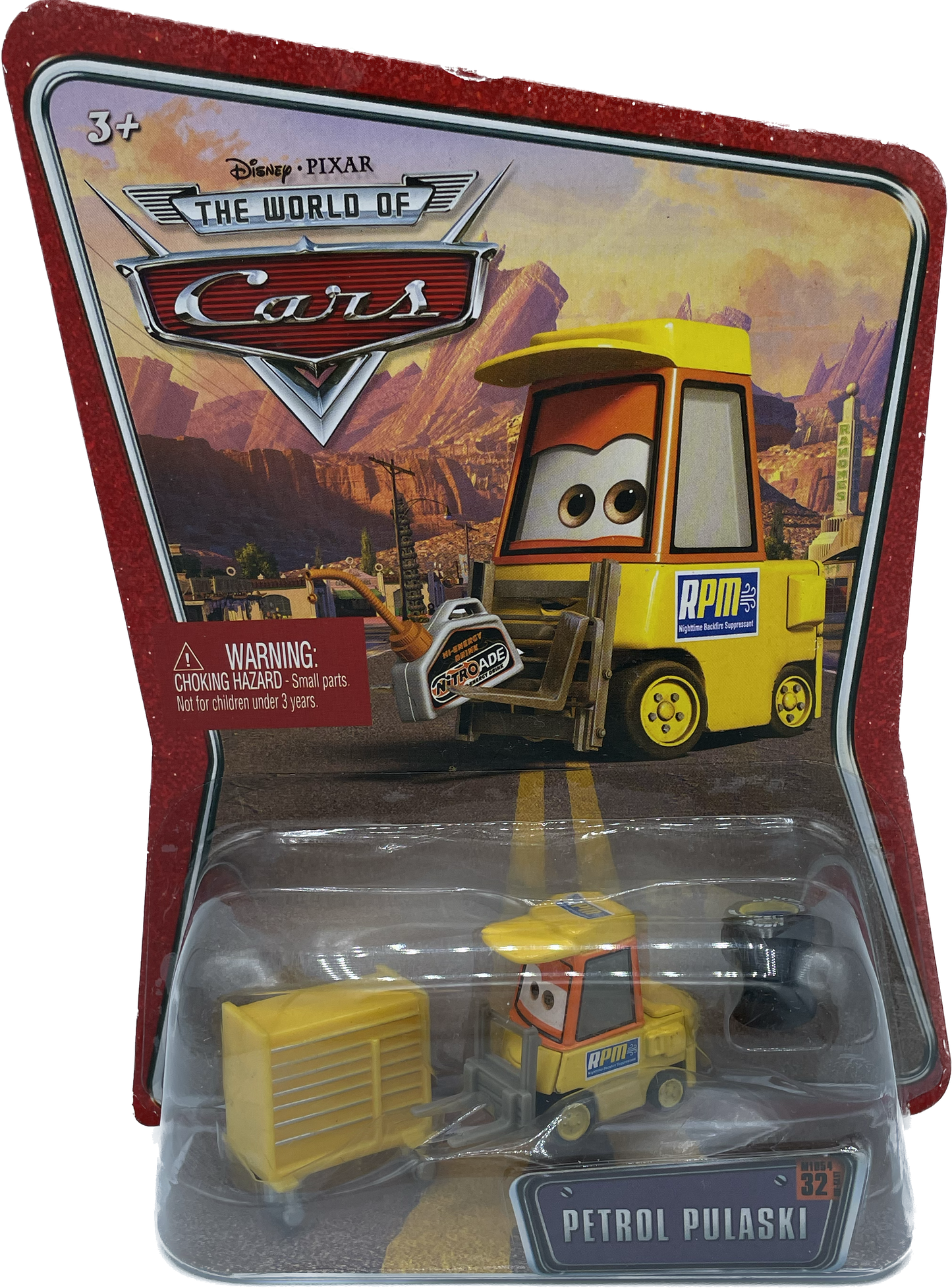 Disney /Pixar The World Of Cars Petrol Pulaski 32 Diecast Car