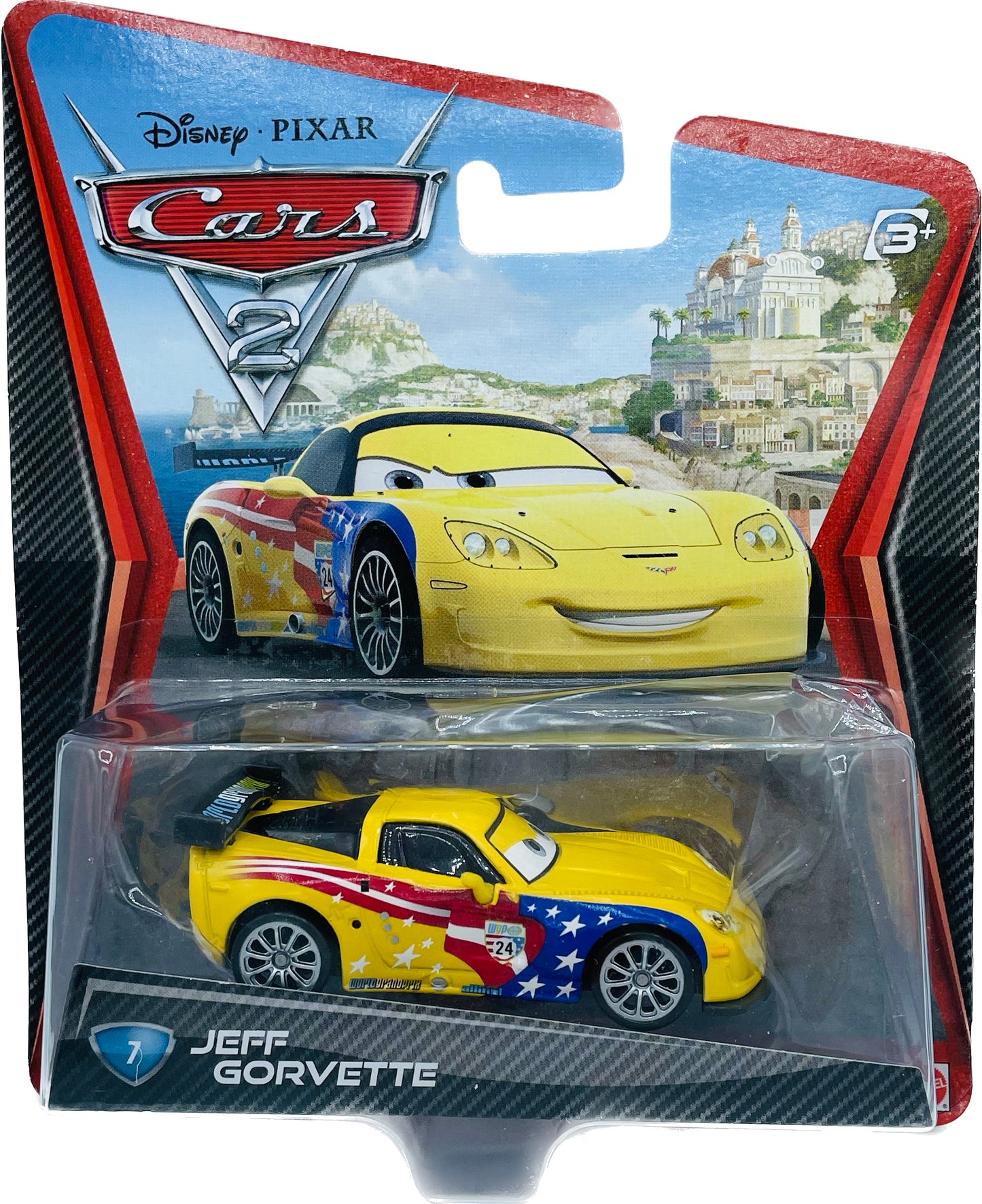 Disney/Pixar Cars 2 Single Pack Jeff Gorvette #7