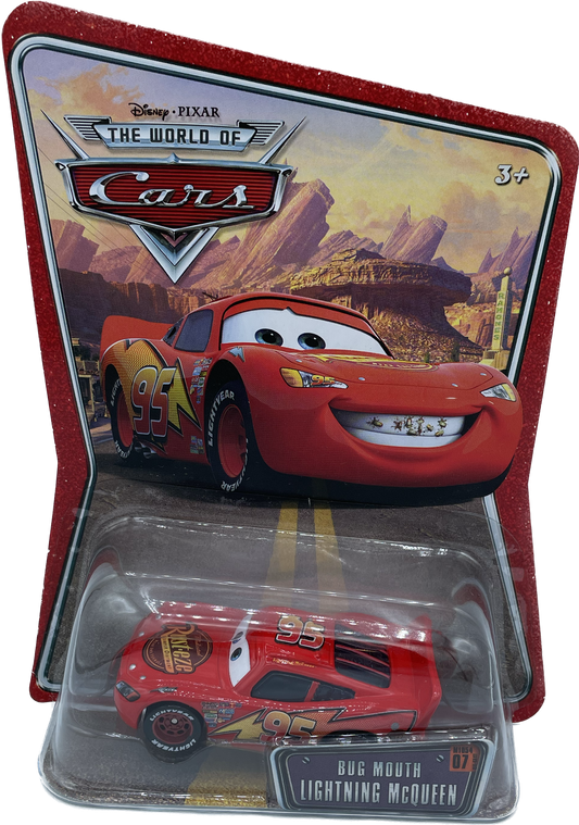 Disney /Pixar The World Of Cars Bug Mouth Lightning McQueen 07 Diecast Car