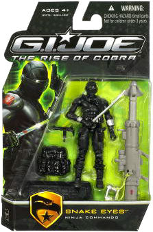 G.I. Joe The Rise of Cobra Snake Eyes Ninja Commando