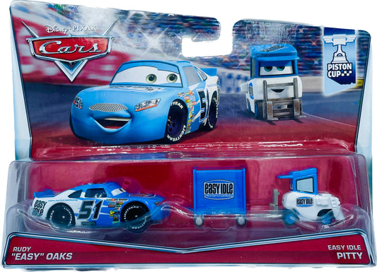 Disney/Pixar Cars 2 Pack Ruby Easy Oaks & Easy Idle Pitty Piston Cup