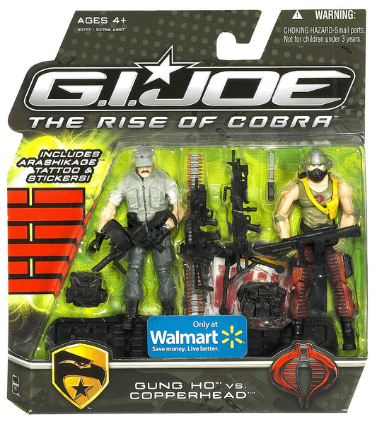 G.I. Joe The Rise Of Cobra Wal-Mart Exclusive Gung Ho Vs. Copperhead