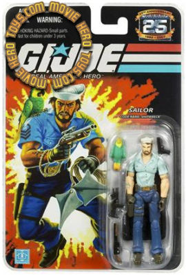 G.I. JOE Hasbro 25th Anniversary 3 3/4" Wave 3 Action Figure Shipwreck