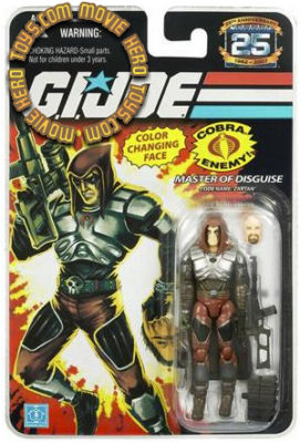 G.I. Joe 25th Anniversary: Master of Disguise Zartan (color Changing Face)