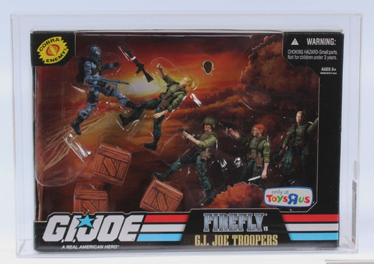 G.I Joe Toys R Us Exclusive Firefly vs G.I. Joe Troopers
