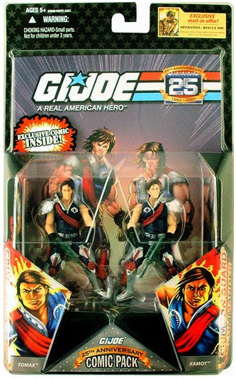 GI Joe 25th Anniversary - Comic 2-Packs: Tomax & Xamot