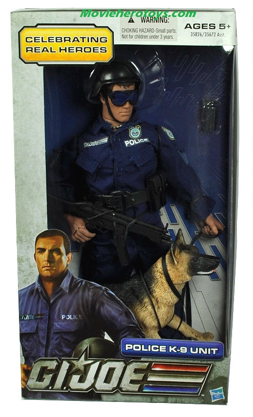 Hasbro G.I.Joe Police K-9 Unit 11 Inch Action Figure 35826/35672