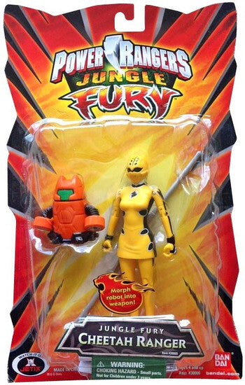 Power Rangers Jungle Fury Cheetah Ranger Action Figure